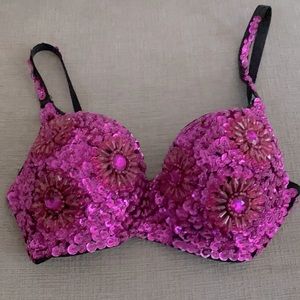Meishulanna Sequin beaded bra SIZE  34/75